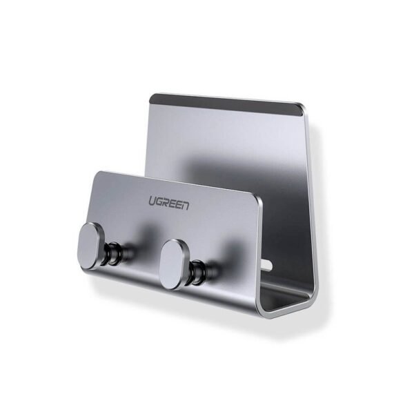 Алуминиева поставка за стена за мобилни устройства - Ugreen Metal Wall Mount Holder (тъмносив)