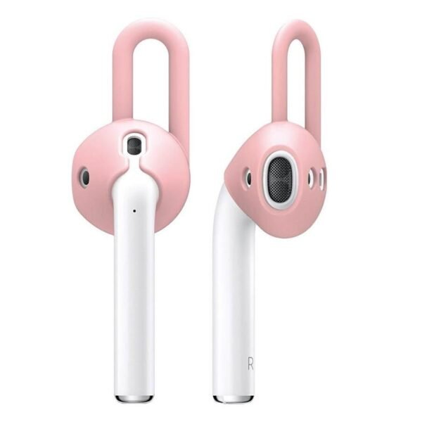 Антибактериални силиконови калъфчета за Apple Airpods и Apple Airpods 2 (розов) - Elago Airpods EarPads (4 броя)