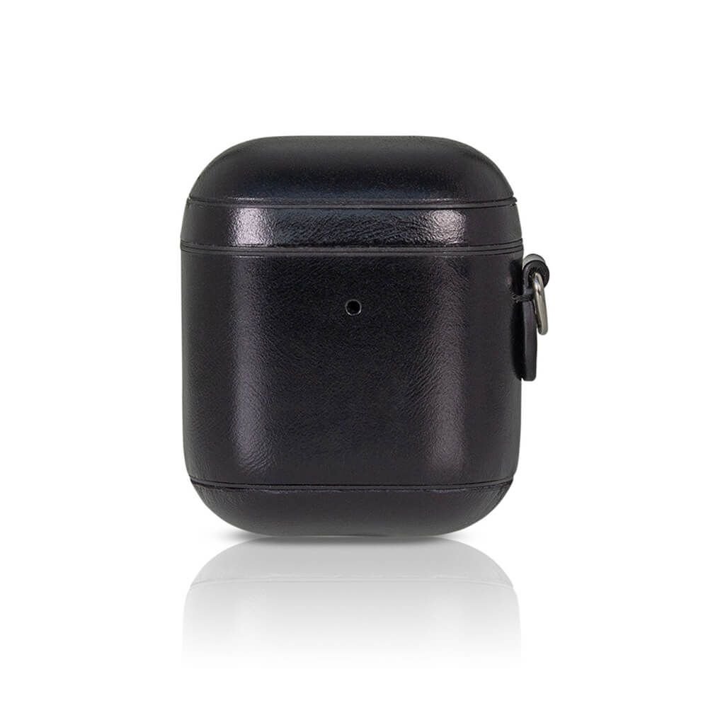 Кожен кейс (естествена кожа) за Apple Airpods - Torrii Airpods Leather Case (черен)