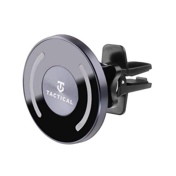 Магнитна поставка за радиатора на кола за iPhone с MagSafe - Tactical Mine MagForce Magnetic Vent Car Mount (черен)