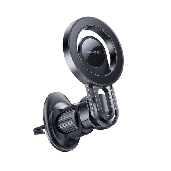 Магнитна поставка за радиатора на кола за iPhone с MagSafe - Yesido C209 Magnetic Air Vent Car Mount (черен)