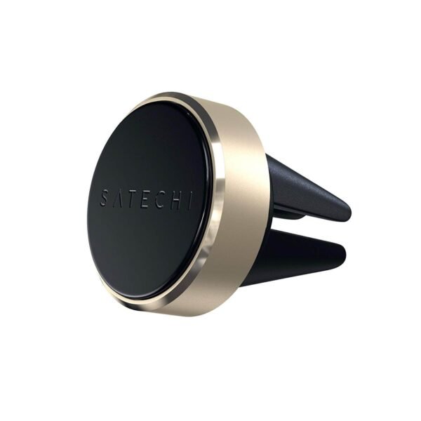 Магнитна поставка за радиатора на кола за смартфони - Satechi Magnet Vent Mount (златист)