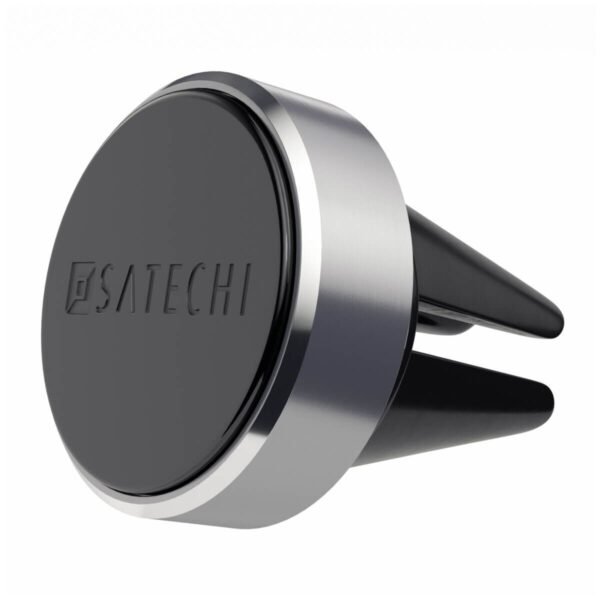 Магнитна поставка за радиатора на кола за смартфони - Satechi Magnet Vent Mount (тъмносив)