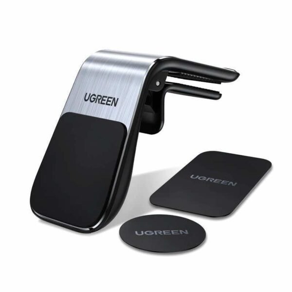 Магнитна поставка за радиатора на кола за смартфони - Ugreen Waterfall Magnetic Car Holder (черен)