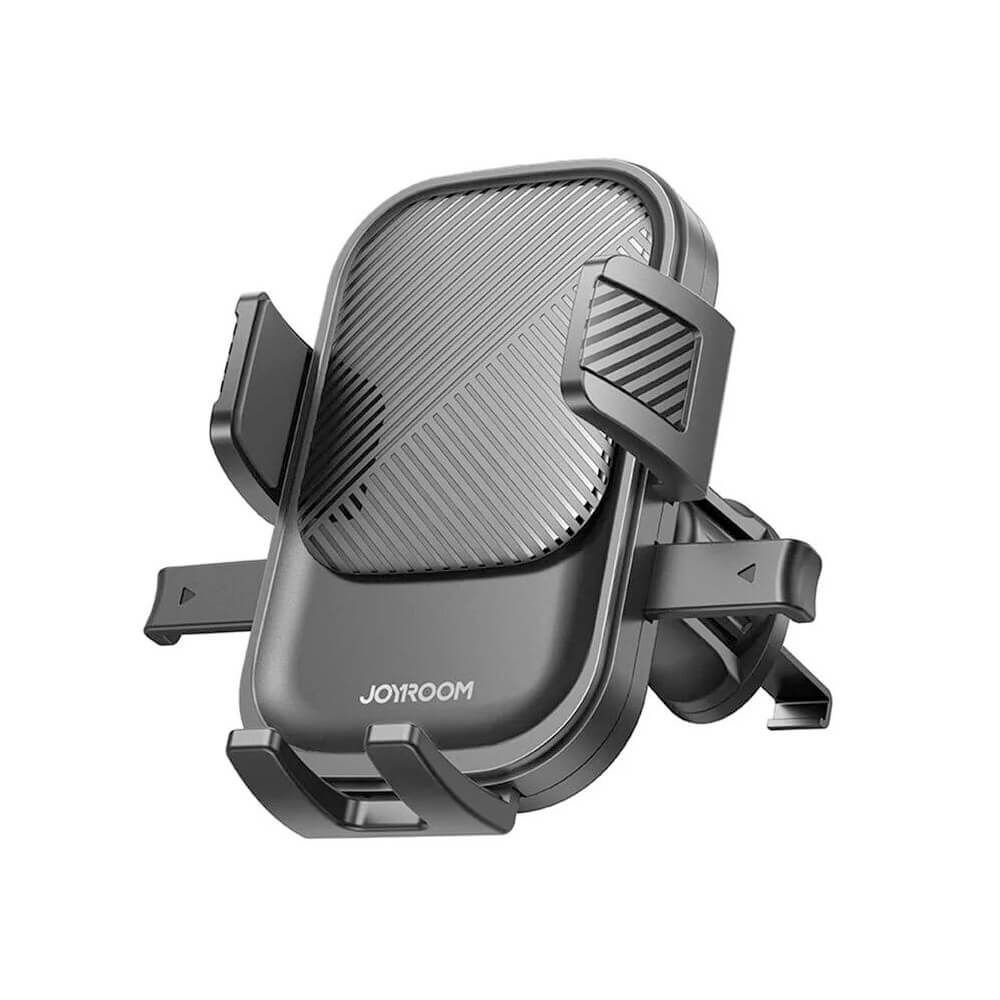 Поставка за радиатора на кола за смартфони с дисплей от 4.7 до 6.8 инча - Joyroom Mechanical Car Air Vent Phone Holder (черен)
