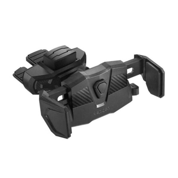 Поставка за за CD слота на кола за смартфони с ширина от 65 до 89 мм - Spigen TMS24 Clamp Grip Car CD Slot Mount (черна)