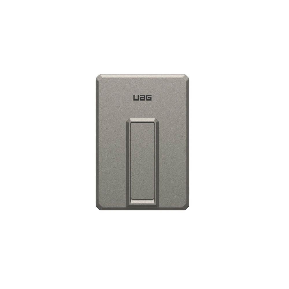 Преносима външна батерия с USB-C порт и безжично зареждане с MagSafe - Urban Armor Gear Ultra Slim Magnetic Wireless Power Bank 5000 mAh (сребрист)