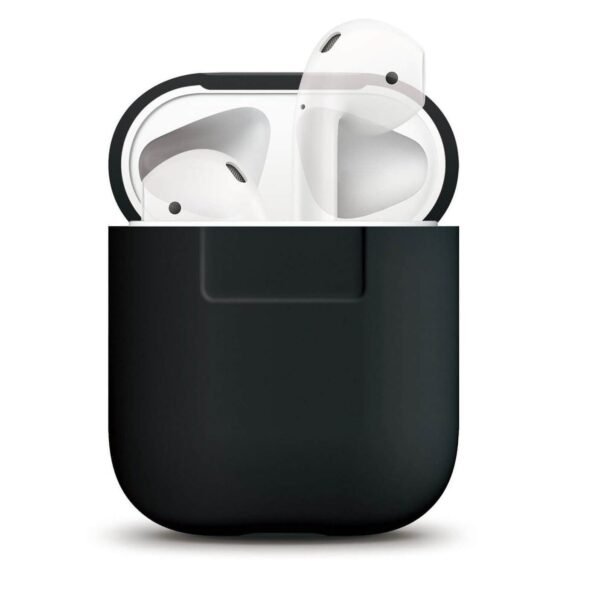 Силиконов калъф за Apple Airpods - Elago Airpods Silicone Case (черен)