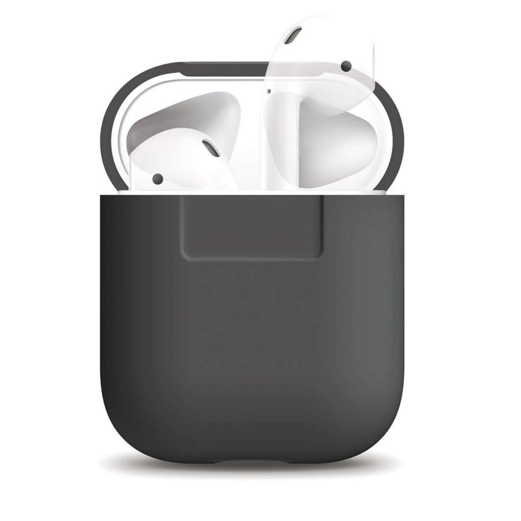 Силиконов калъф за Apple Airpods - Elago Airpods Silicone Case (тъмносив)