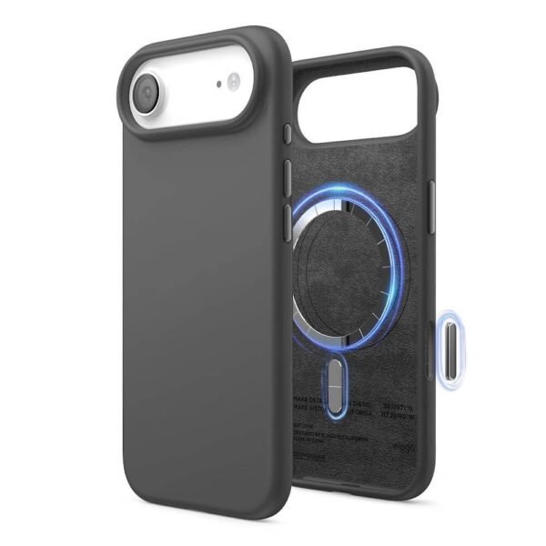 Силиконов (TPU) калъф с MagSafe за iPhone 17 Air - Elago Magnetic Soft Silicone Case (черен)