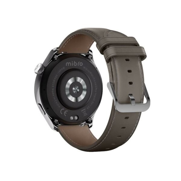 Умен фитнес часовник с фунцция за измерване на пулса за iOS и Android - Xiaomi Mibro Lite3 Pro Smartwatch with Heartrate Sensor (сребрсит-бежов)