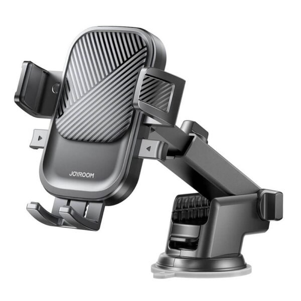 Универсална разтягаща се поставка за таблото на кола за смартфони - Joyroom Dashboard Car Phone Holder with Adjustable Arm (черен)
