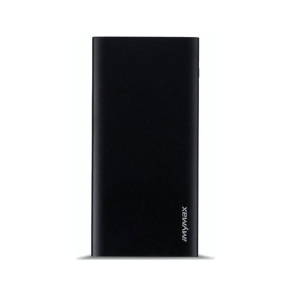 Външна батерия 10000 mAh с 2xUSB-A изхода за таблети и смартфони - Mymax Power Bank X10 Slim 10000 mAh (черен)