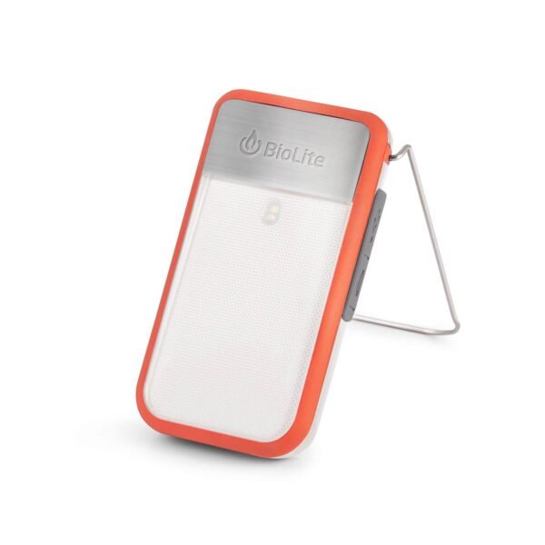 Външна батерия (1350 mAh) и фенер за дома, офиса, къмпинг, спорт и други (135 lm) - BioLite PowerLight Mini (червен)
