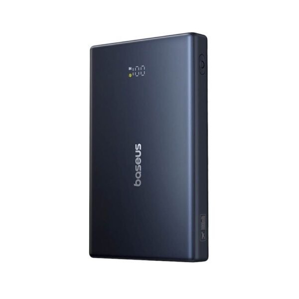 Външна батерия с 1xUSB-A и 2xUSB-C изходи с технология за бързо зареждане - Baseus PicoGo Digital Display Power Bank 20W 10000 mAh (черен)