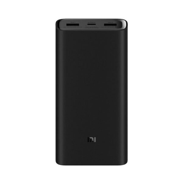 Външна батерия с 2xUSB-A и 1xUSB-C изходи и технология за бързо зареждане - Xiaomi Mi Power Bank 50W 20000 mAh (черен)
