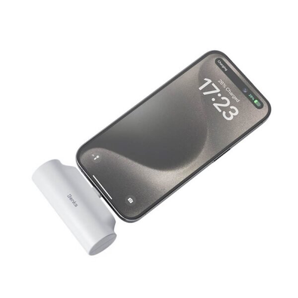 Външна батерия с USB-C конектор - Benks PB15 Mini Powerbank With USB-C Connector 5000mAh 10W (бял)