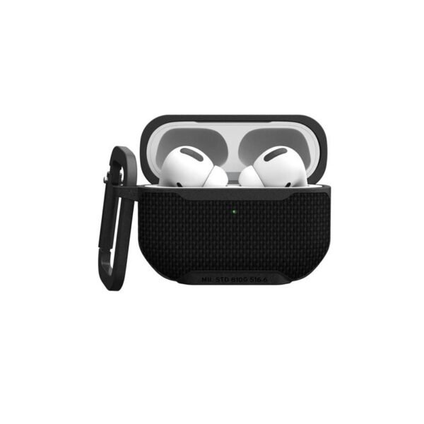 Хибриден удароустойчив кейс с карабинер за Apple AirPods Pro 2 - Urban Armor Gear Metropolis Case (черен)