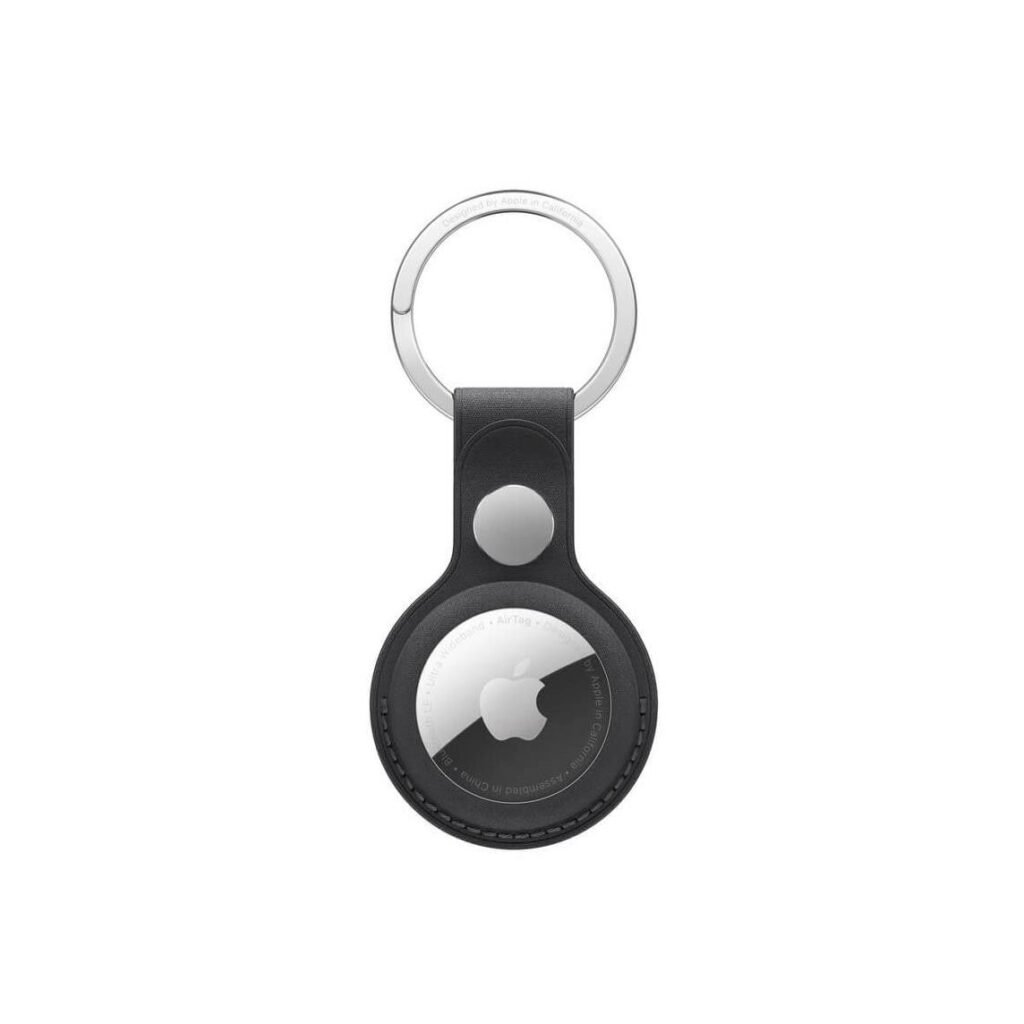 Стилен оригинален ключодържател за Apple AirTag (черен) - Apple AirTag FineWoven Key Ring (bulk)