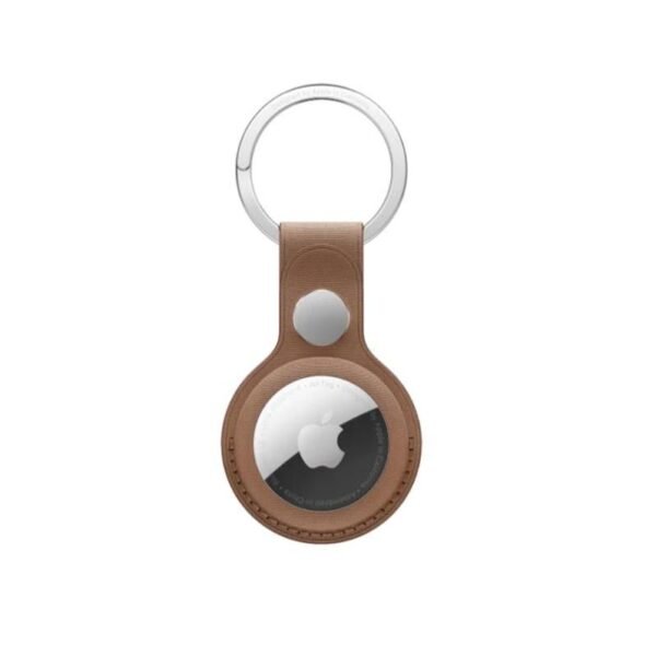 Стилен оригинален ключодържател за Apple AirTag (кафяв) - Apple AirTag FineWoven Key Ring (bulk)