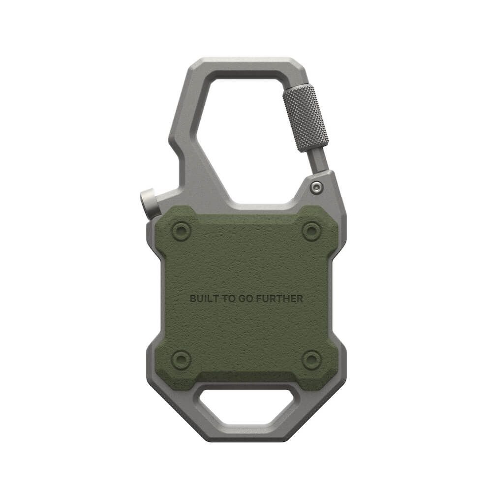 Хибриден удароустойчив ключодържател за Apple AirTag - Urban Armor Gear Monarch AirTag Case (зелен)